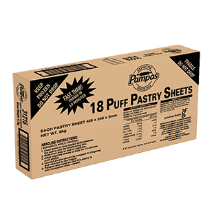 Pampas Fast Thaw Puff Pastry Sheets (18 Sheets)