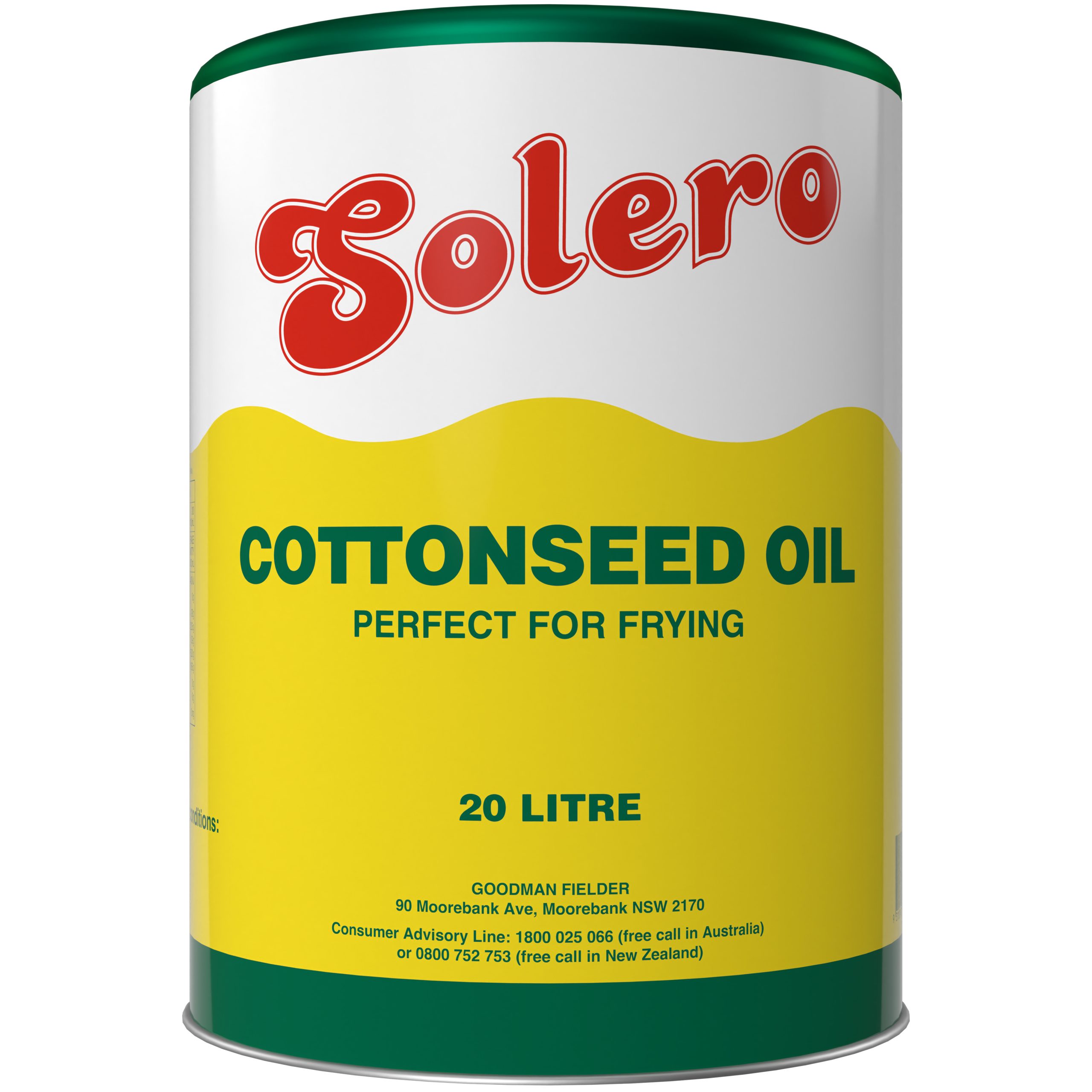 Solero Cottonseed Oil 20 Litre product photo