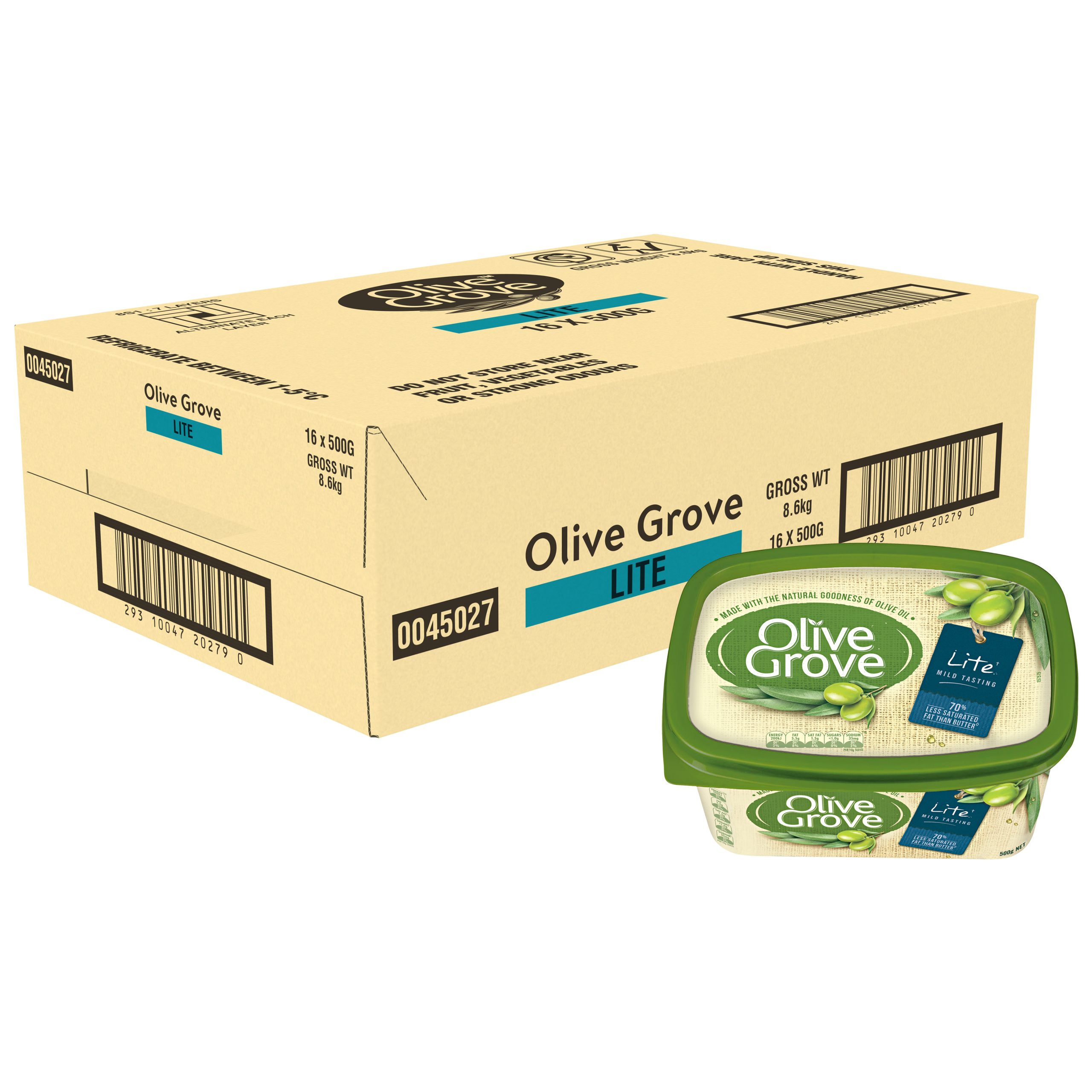 Olive Grove Spread Lite 16 x 500g product photo