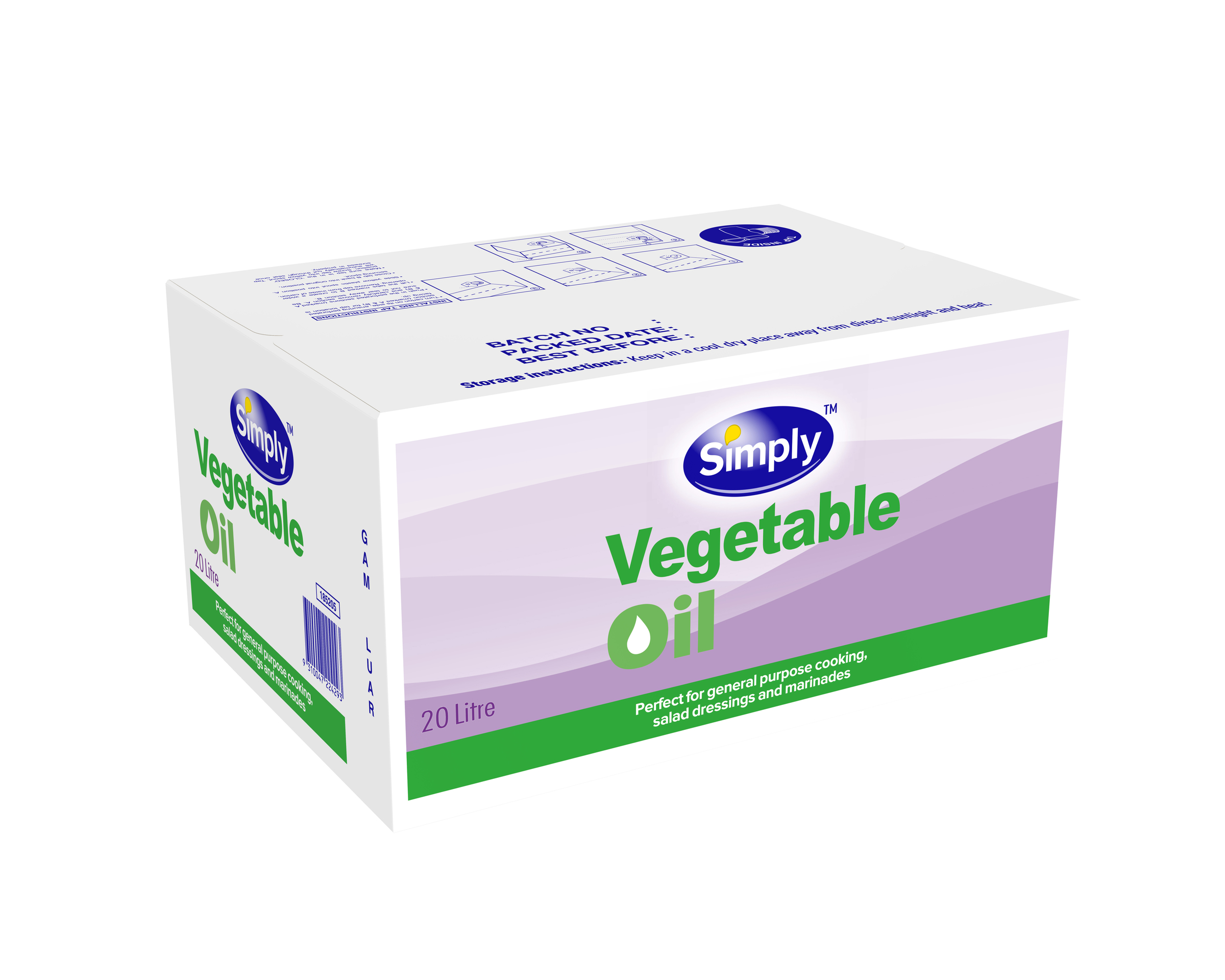 Simply Vegetable Oil 20 Litre product photo