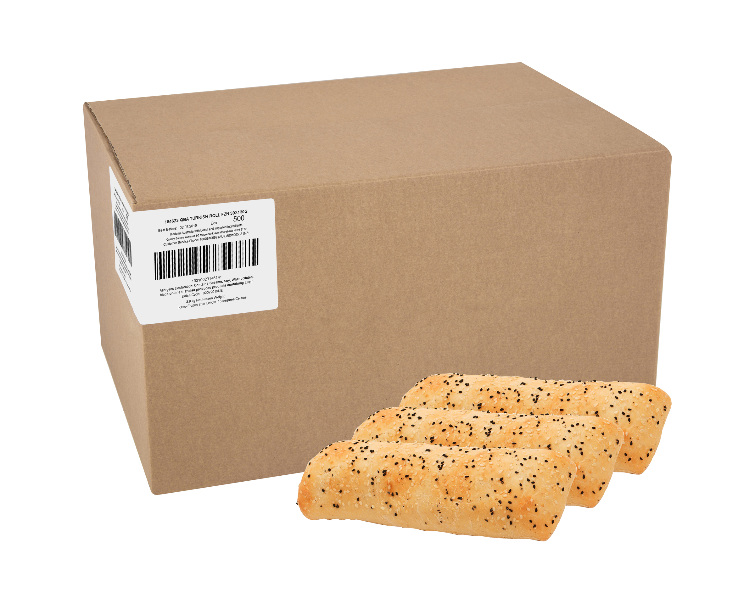 Quality Bakers Roll Turkish 130 g product photo