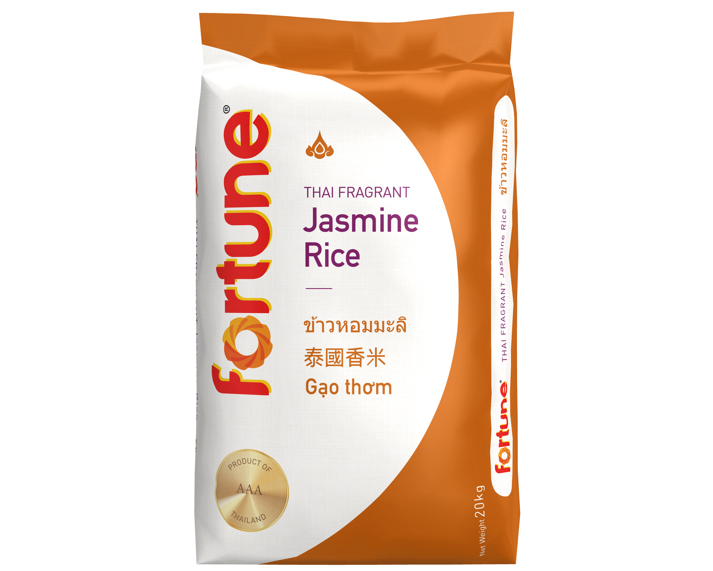 Fortune Thai Fragrant Jasmine Rice 20kg product photo