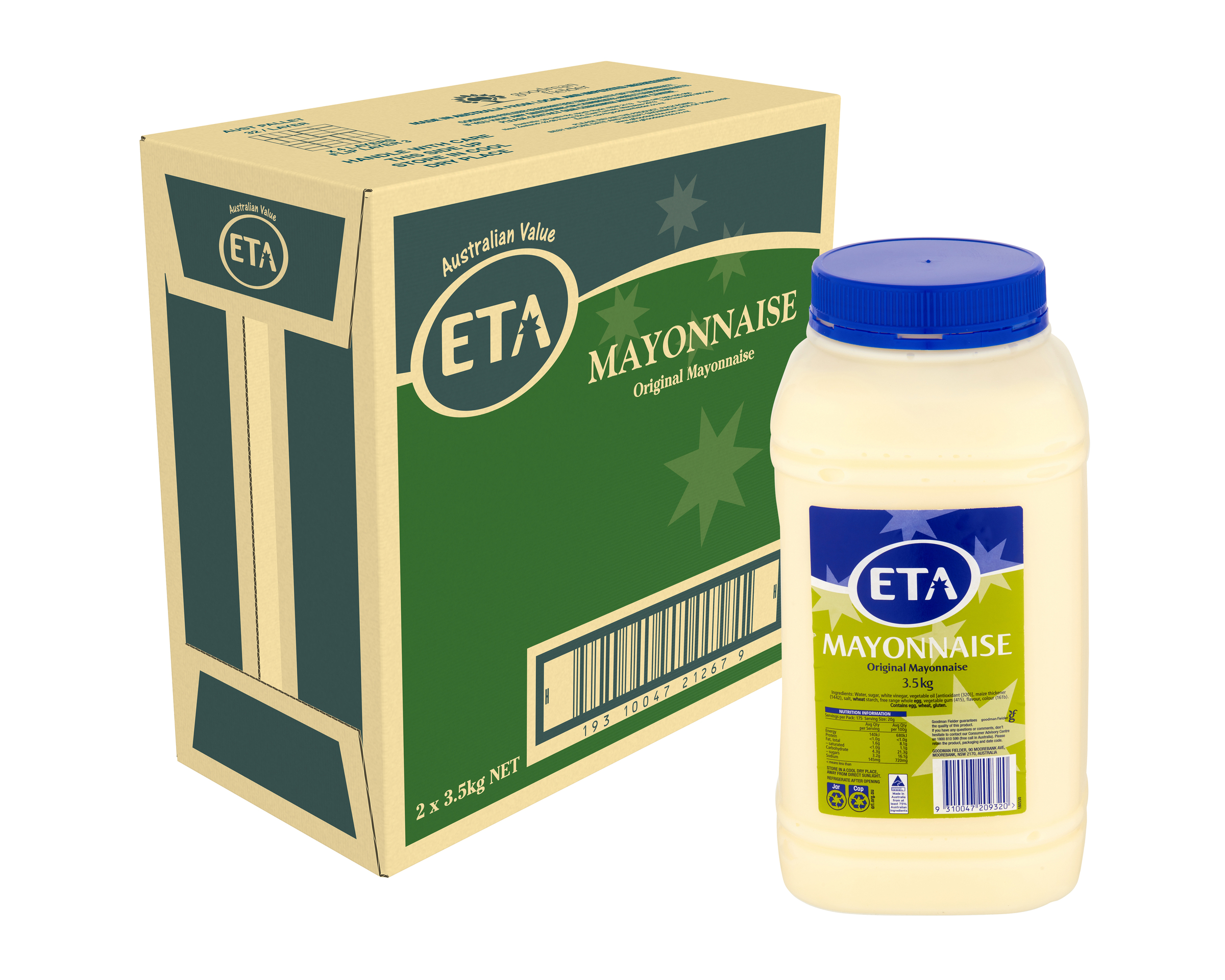 Eta Mayonnaise 2 x 3.5kg