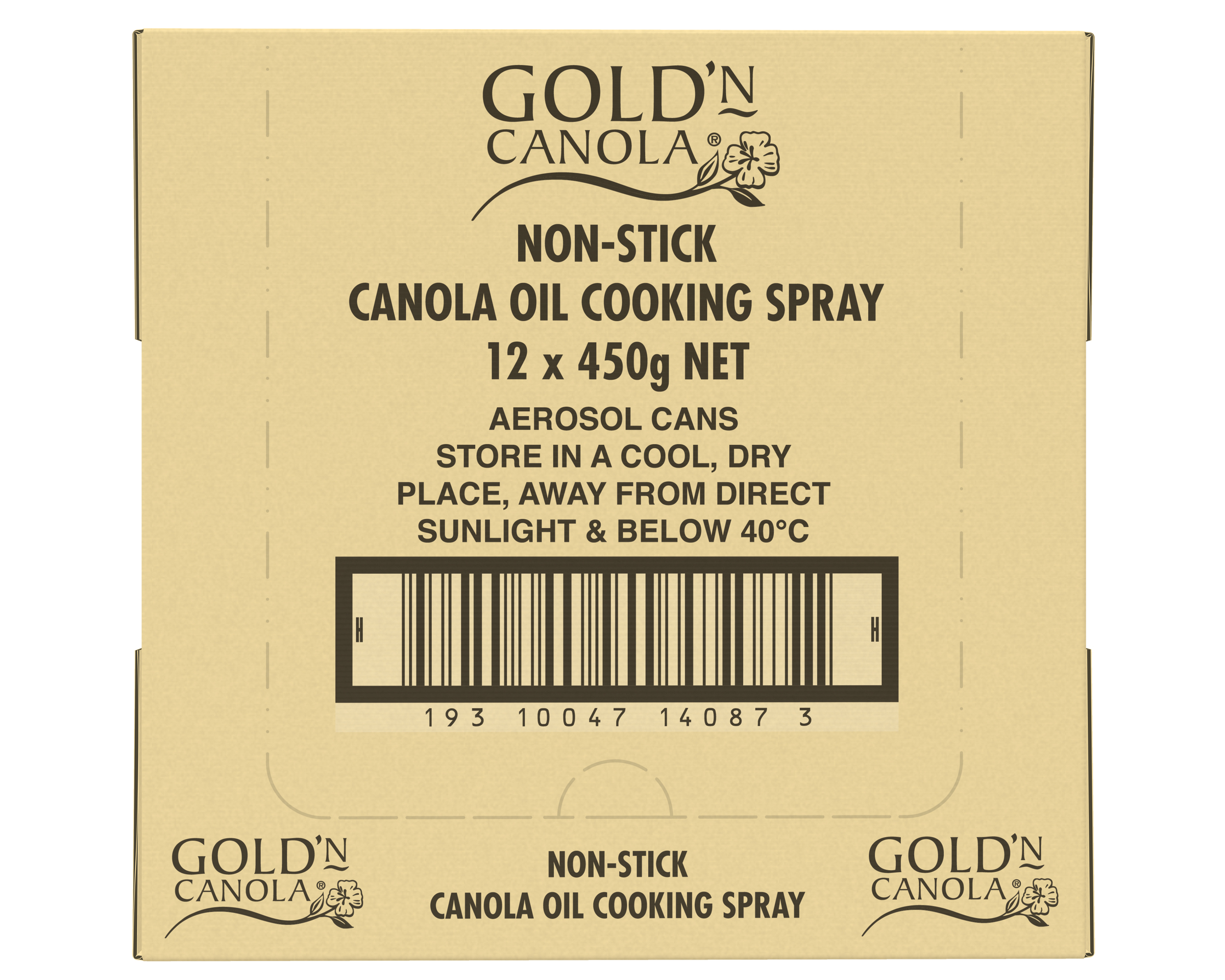 Gold’N Canola Oil Cooking Spray 12 x 450g product photo