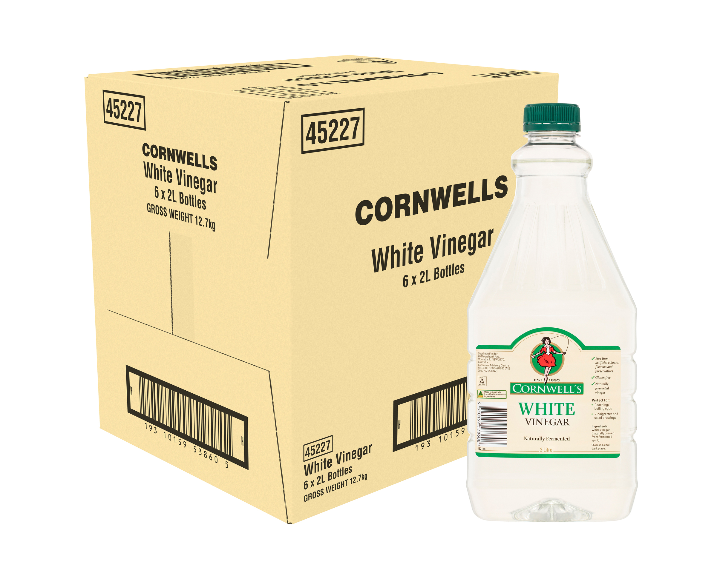 Cornwell’s Vinegar White 6 x 2L product photo