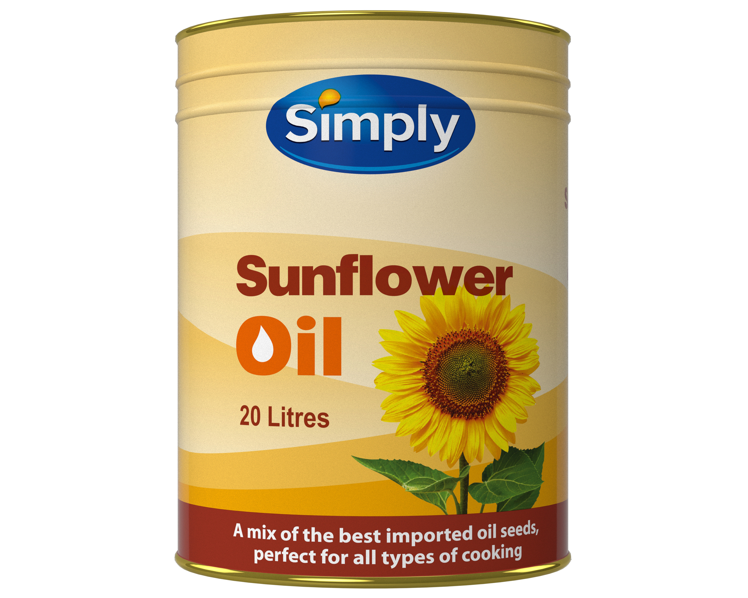 Simply Sunflower Oil Bung Drum 20 l product photo