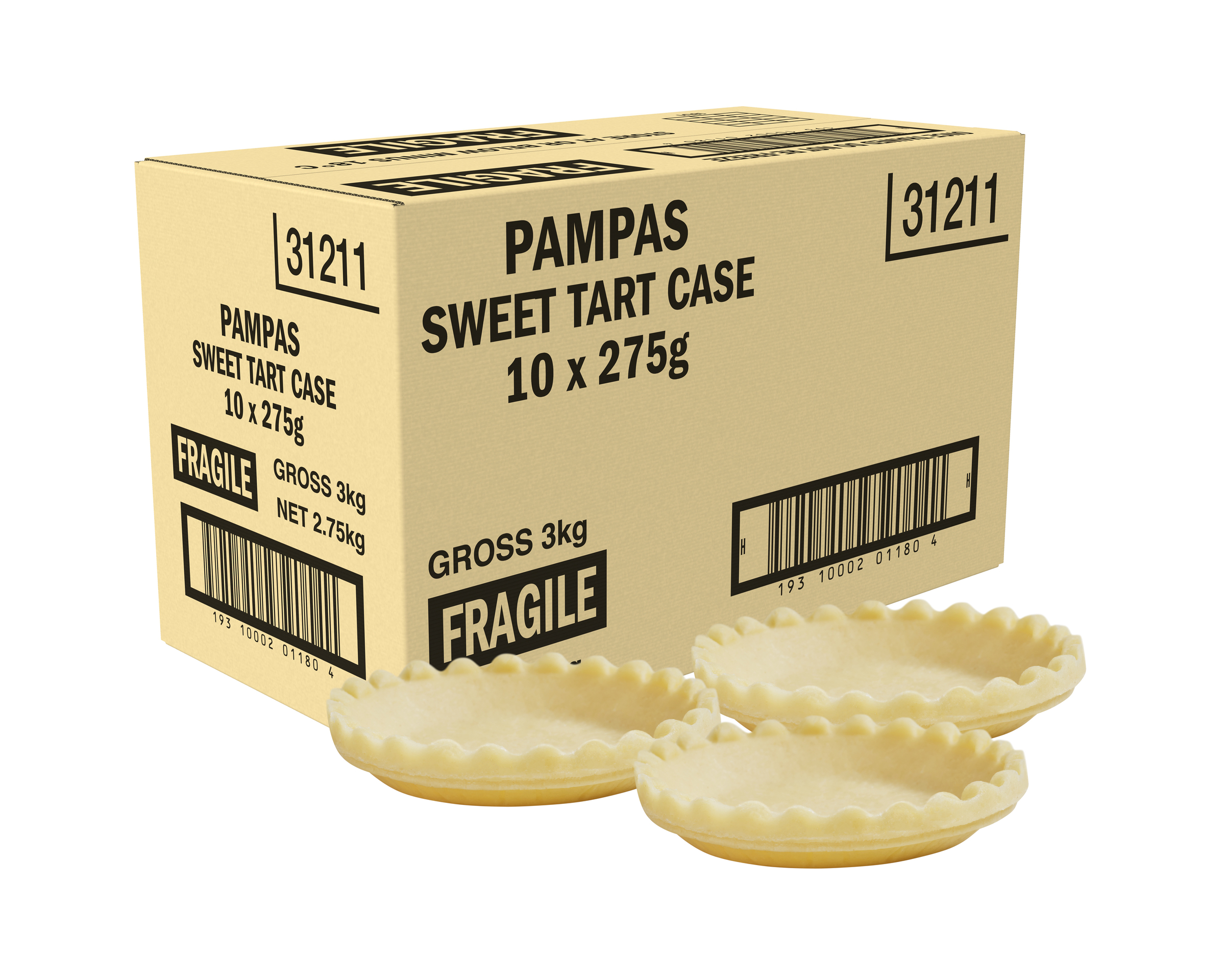 Pampas Sweet Tart Cases 10 x 275g product photo