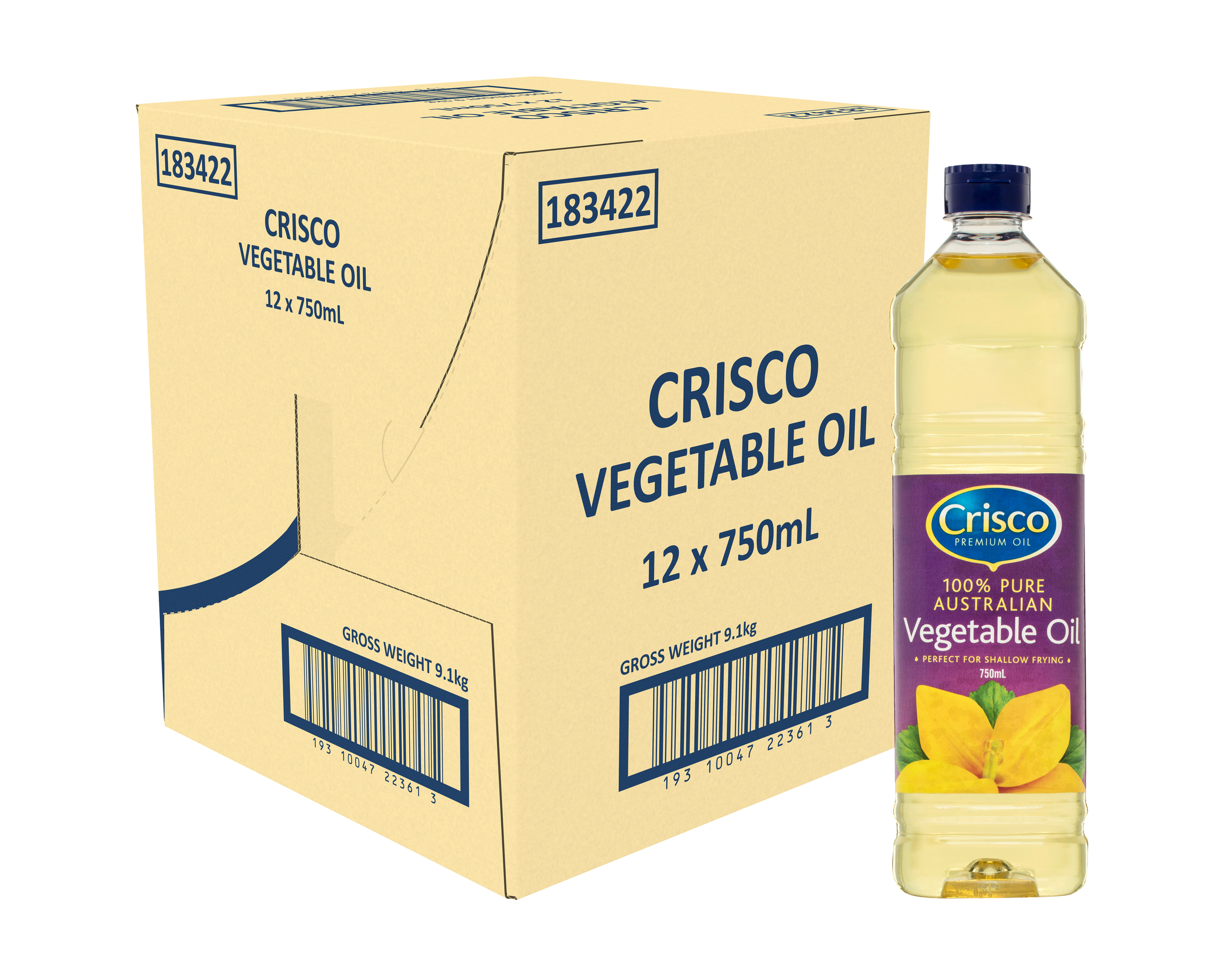 Crisco Vegetable Oil 12 x 750ml product photo