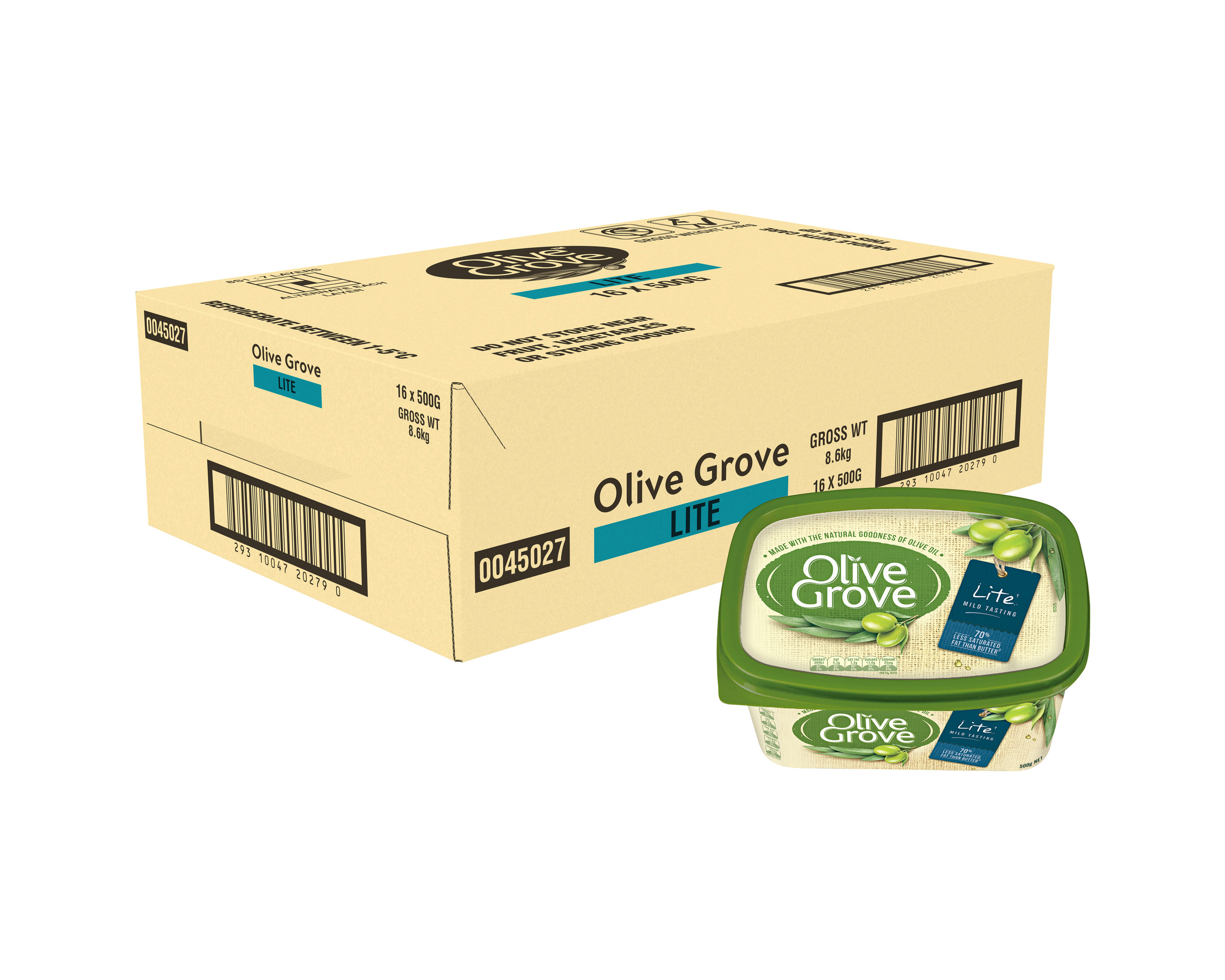 Olive Grove Spread Lite 16 x 500g product photo