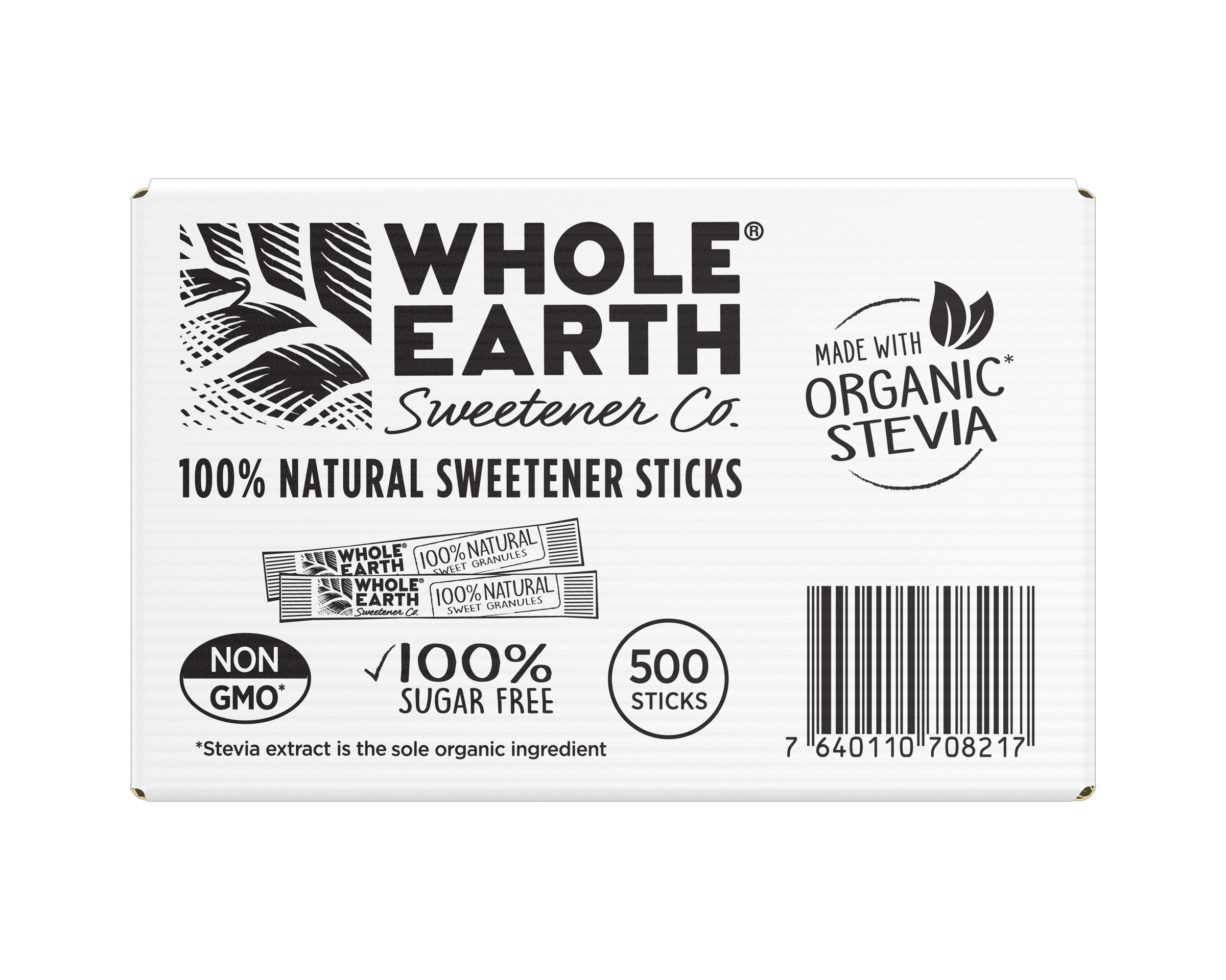 Whole Earth Sweetener Co. 50 100% Natural Sweetener Sticks product photo