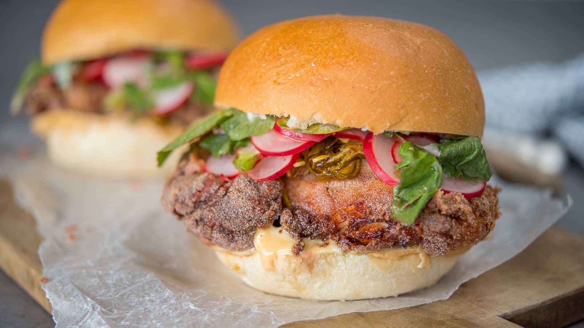 Image of the Karaage Chicken Burger