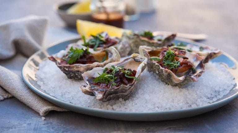 Photo for the oysters kilpatrick dish