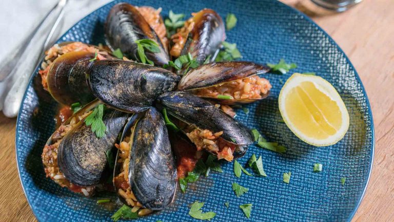 Stuffed mussels