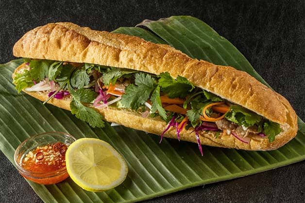 The Vietnamese Grilled Chicken Banh Mii