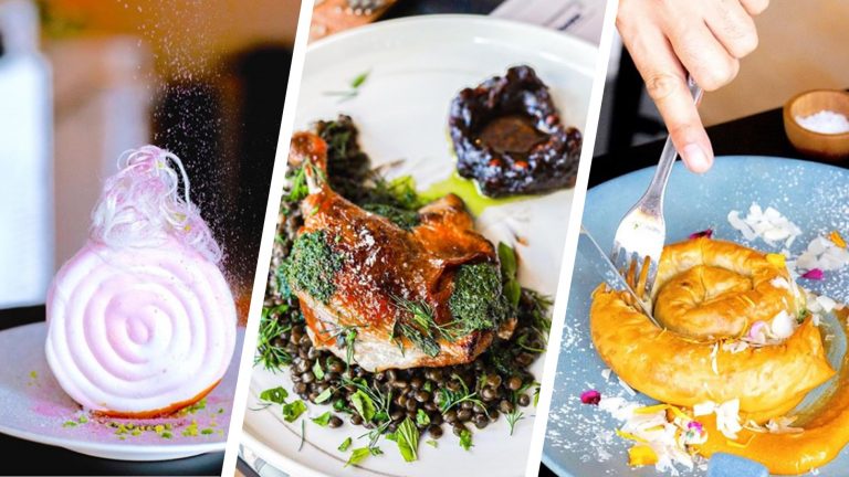 Image collage of winter menu ideas