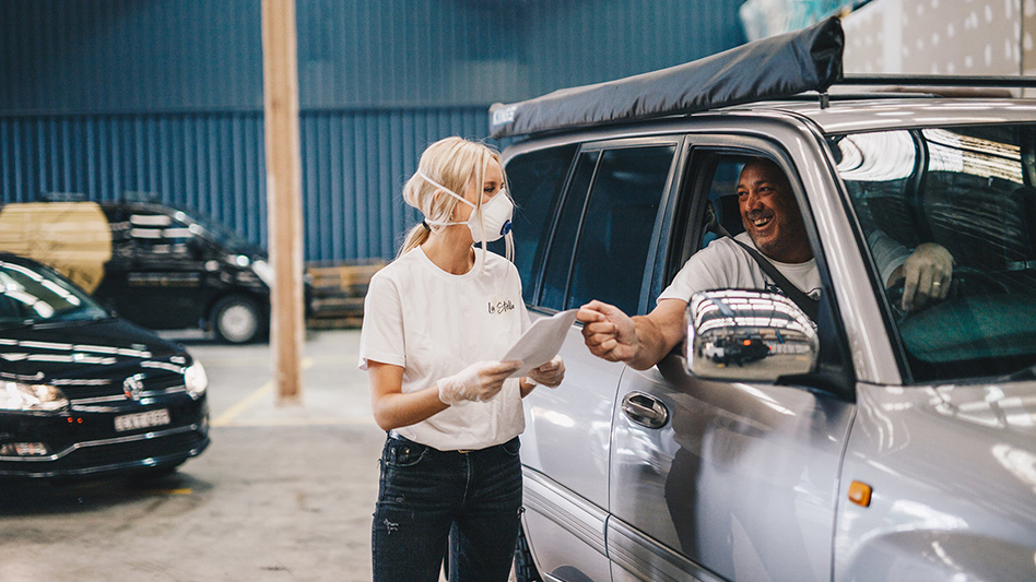 Drive through stock collection